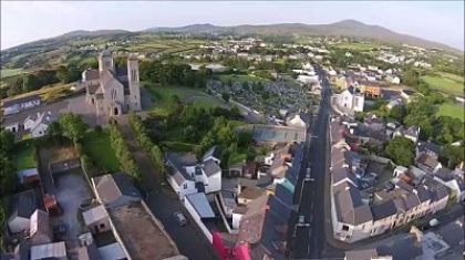 aerial view of Carndonagh